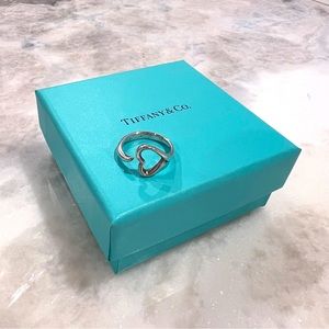Tiffany Elsa Peretti Open Heart Ring